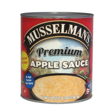 Musselmans Musselman's Premium Apple Sauce 108 oz. Cans, PK6 FFASP8100MUS01